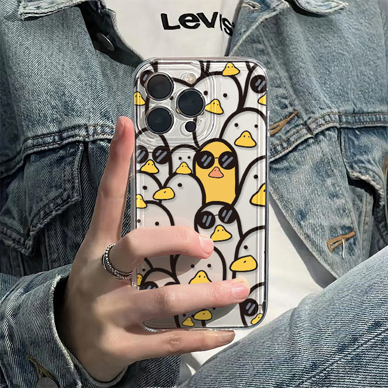 Apple Iphone 15 Pro Max - Cute Cartoon Duck Case Girls For