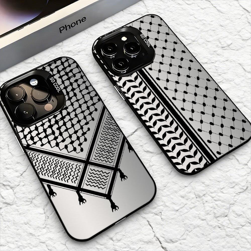 Keffiyeh P-Palestine Phone Cas - Apple Iphone 15 Pro Max review and price