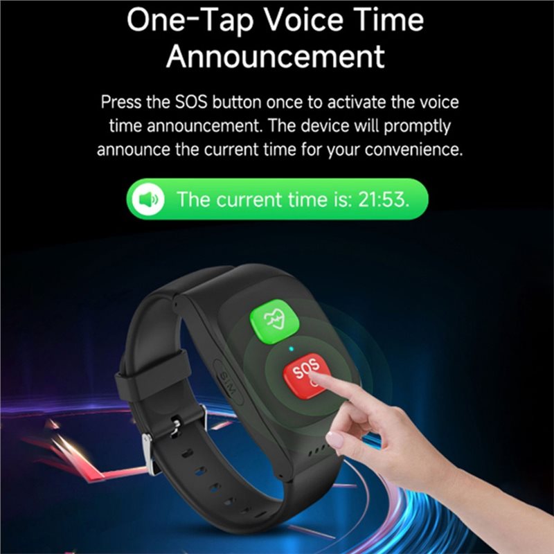 4G Elderly Alarm GPS Watch 4G  - Fall Detection Watch review and price