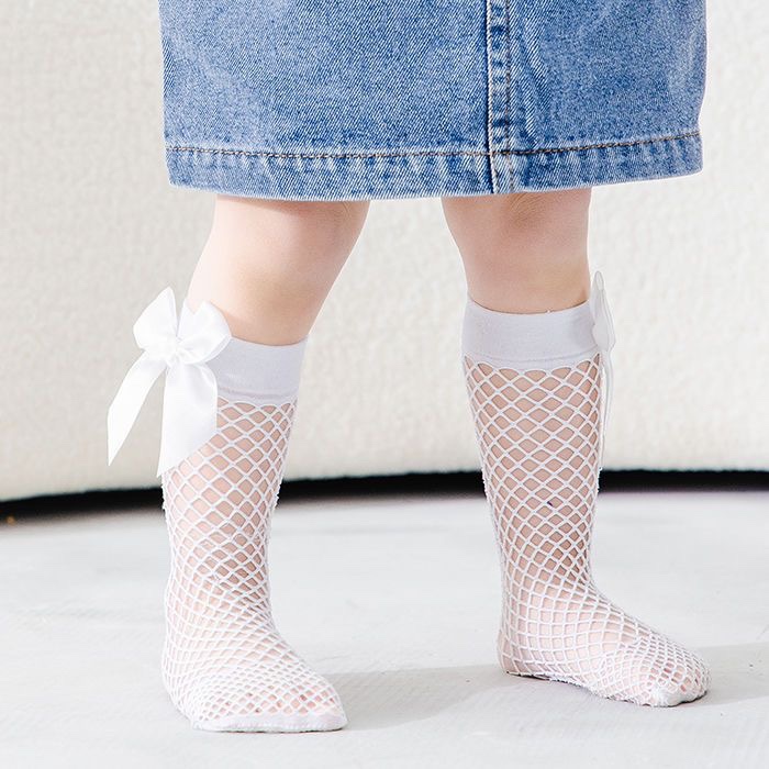 New Children Girls Bow Fishnet - Baby Sock Oximeter review and price