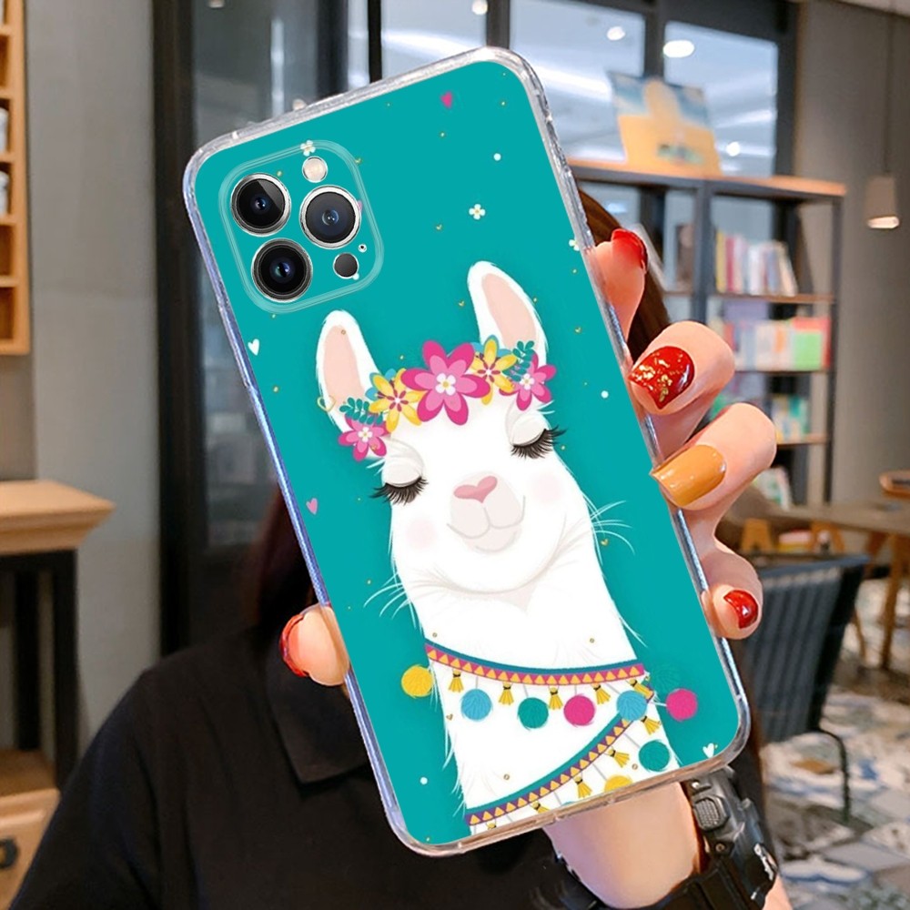 Cartoon Lama Phone Case For iP - Apple Iphone 15 Pro Max review and price