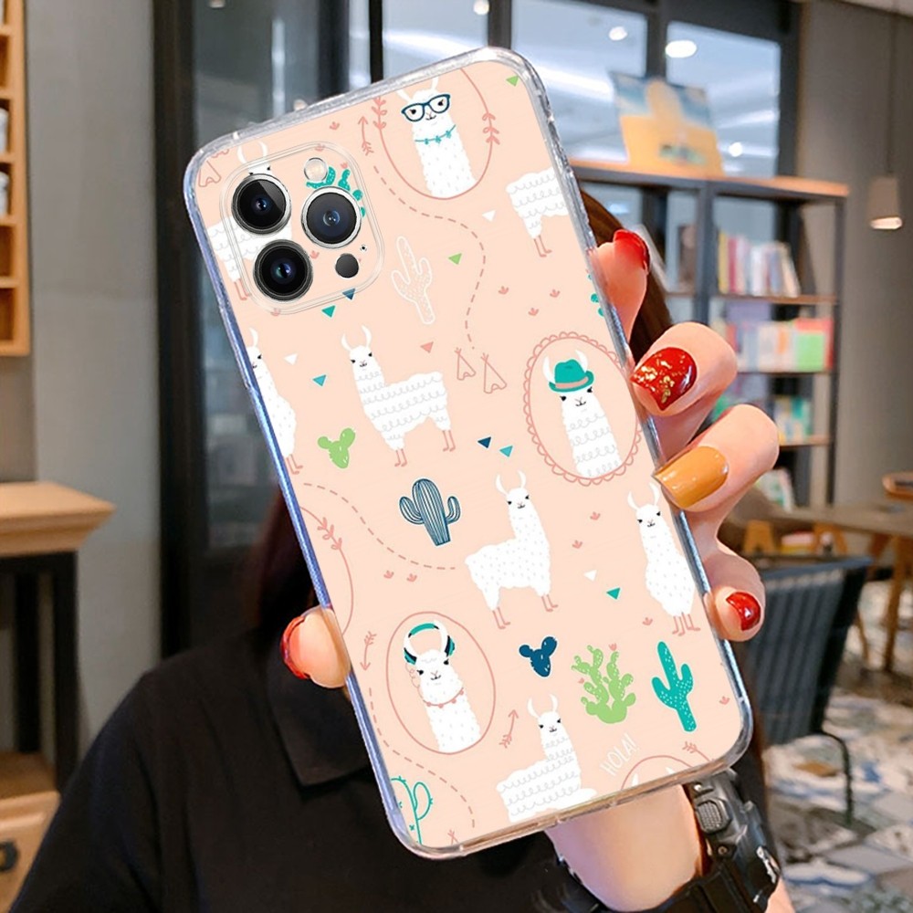 Cartoon Lama Phone Case For iP - Apple Iphone 15 Pro Max review and price