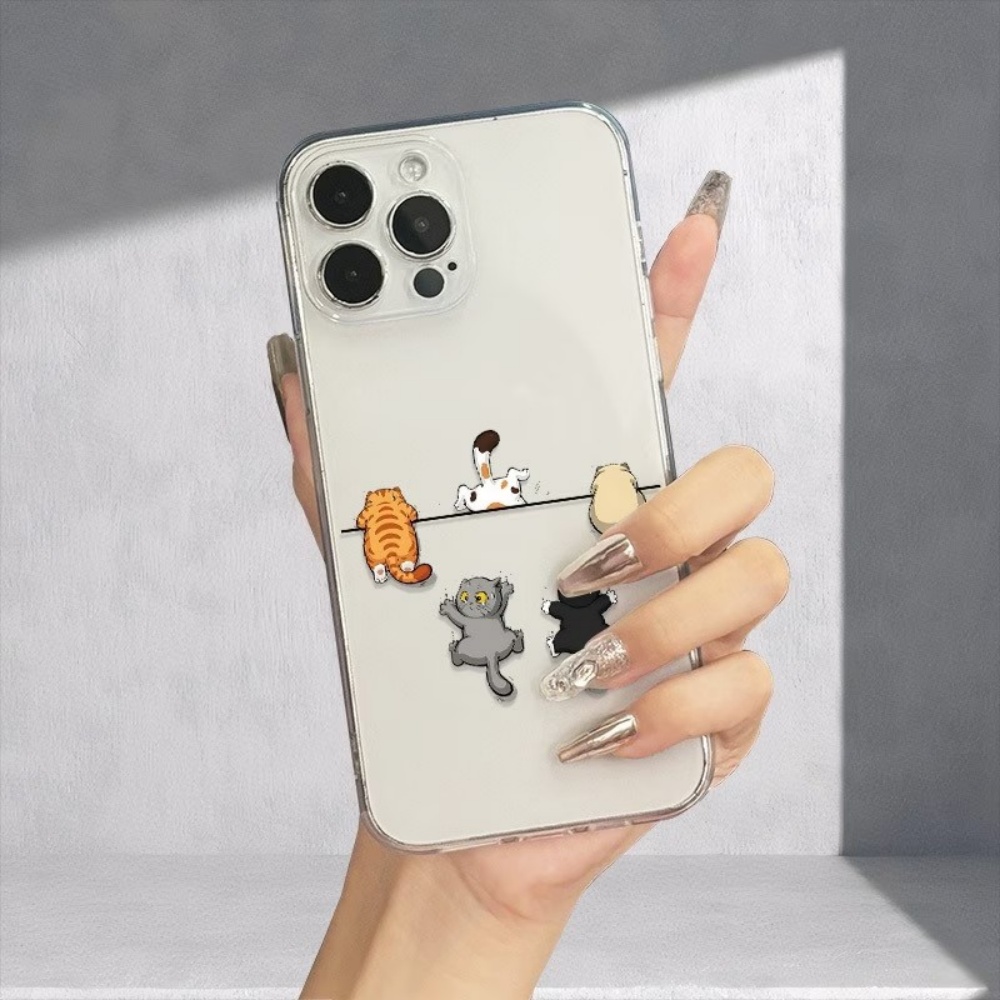 Five Cute Cat Pattern Phone Ca - Apple Iphone 15 Pro Max review and price
