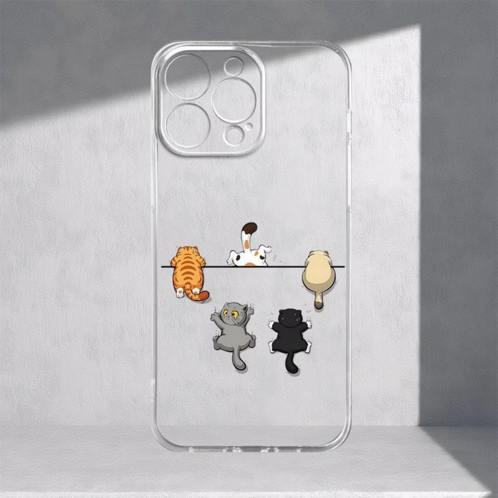 Five Cute Cat Pattern Phone Ca - Apple Iphone 15 Pro Max review and price