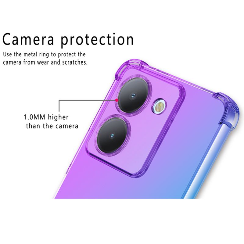 Shockproof Gradient TPU Case f - Vivo Y28 review and price